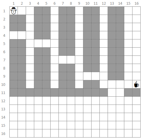 visual basic code maze game