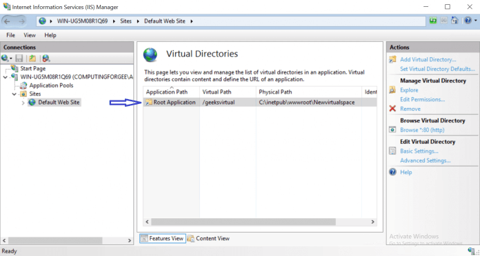How To Add Virtual Directory on Windows IIS Server 2019