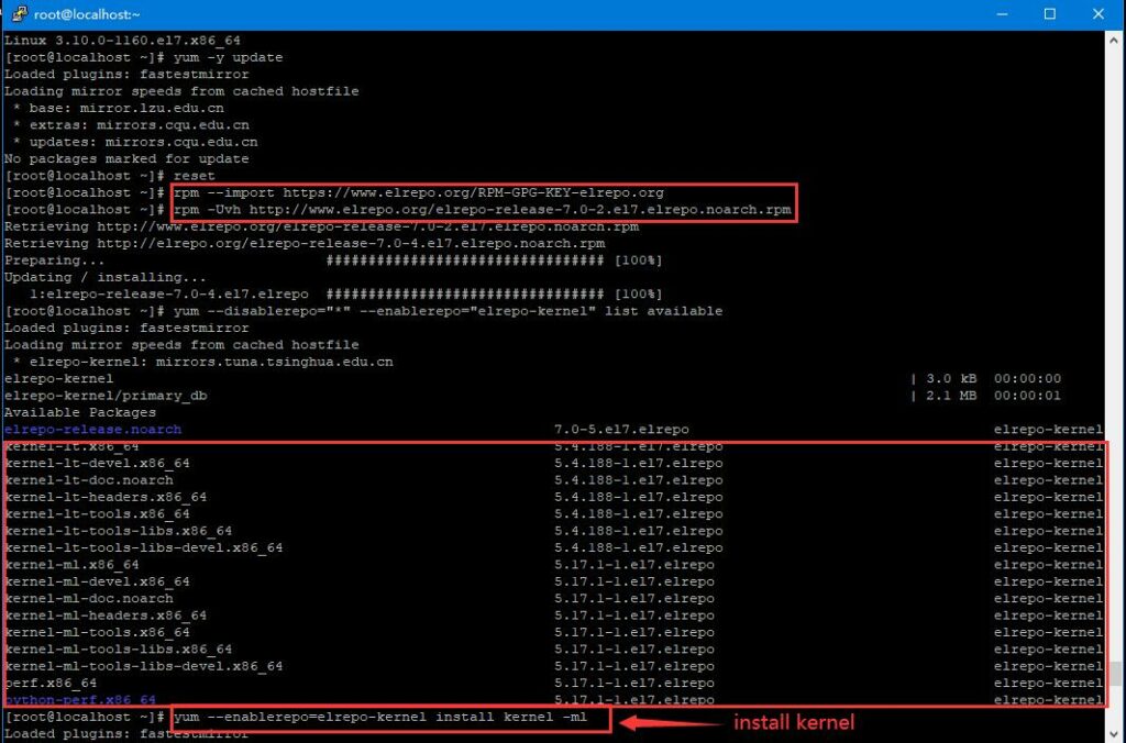 centos 6 update core