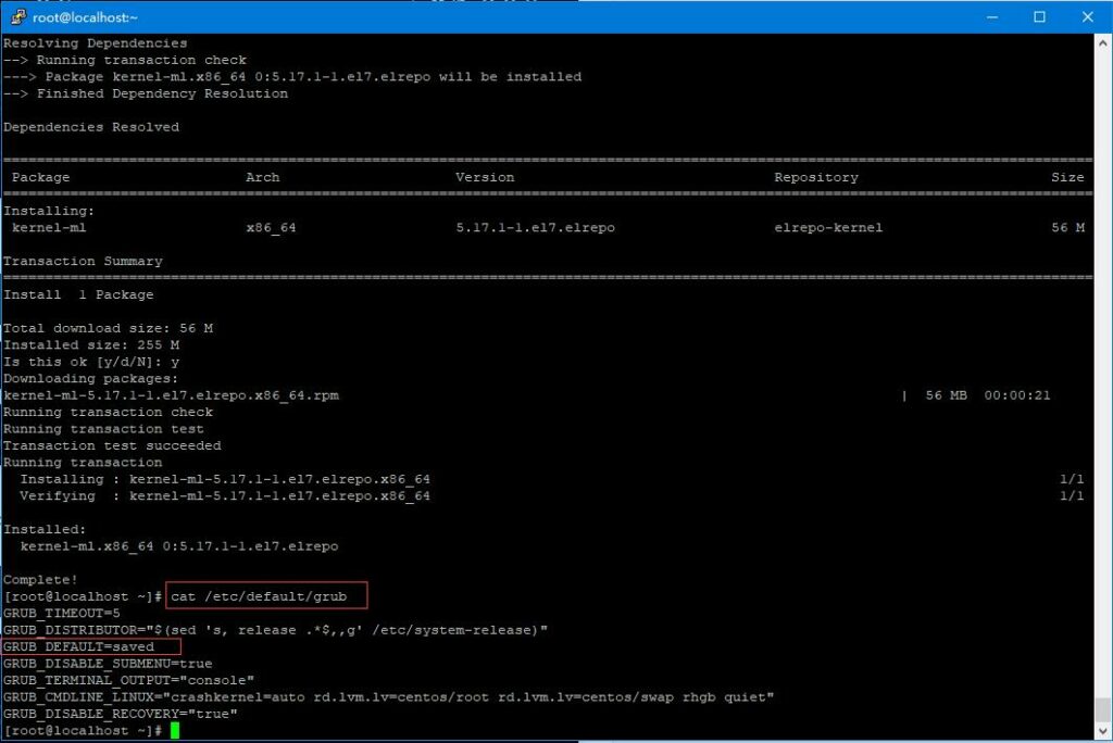 centos 8 update core